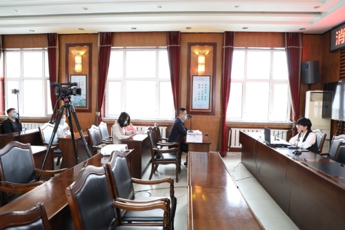 網(wǎng)絡(luò)宣講現(xiàn)場