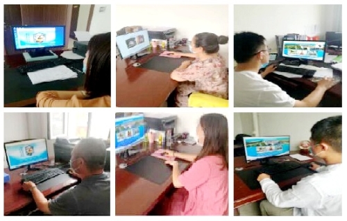 金盛泰公司組織干部職工網(wǎng)上參觀360全景展示安全體驗館